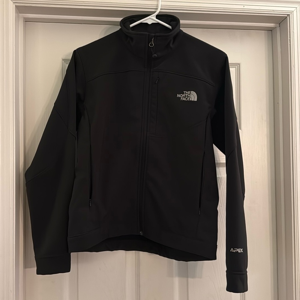 Northface women’s black zip up jacket